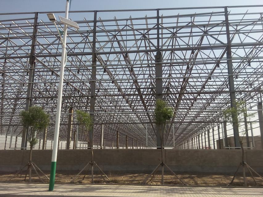 黄石汽车工业厂房网架
