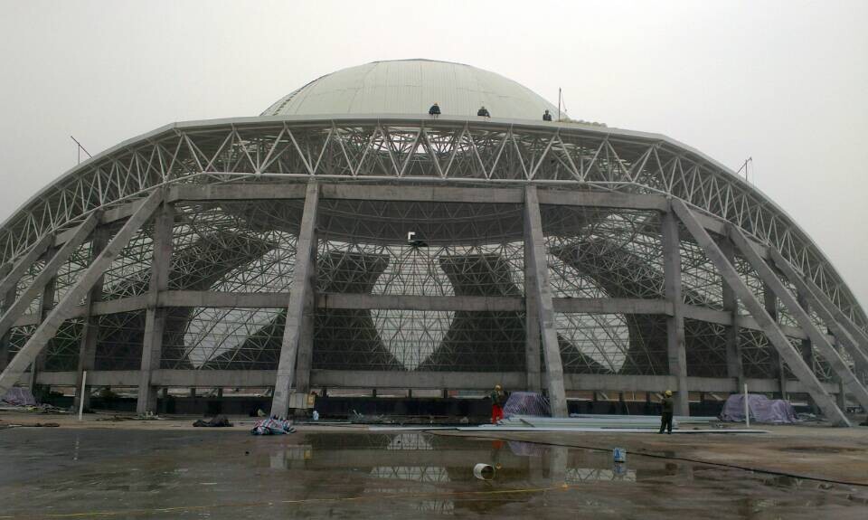 黄石温泉馆网架工程